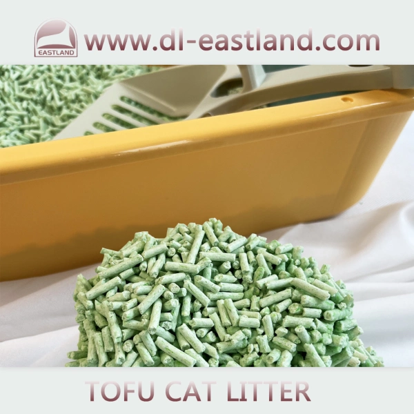 Premium Cat Sand Wholesale Green Tea Scent Clumping Tofu Cat Litter