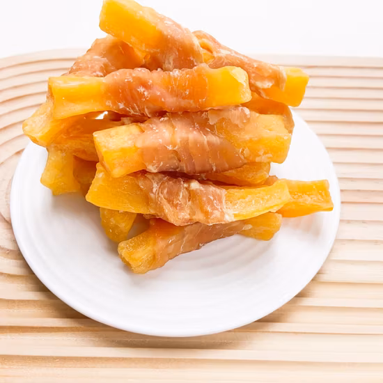 Pollo avvolto Patate dolci Cibo per animali Cibo per cani Prodotti per cani Snack per cani Snack per cani Prodotti per animali Snack per animali Snack per animali Articoli per animali Cibo secco per cani